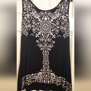 Sleeveless embellished top